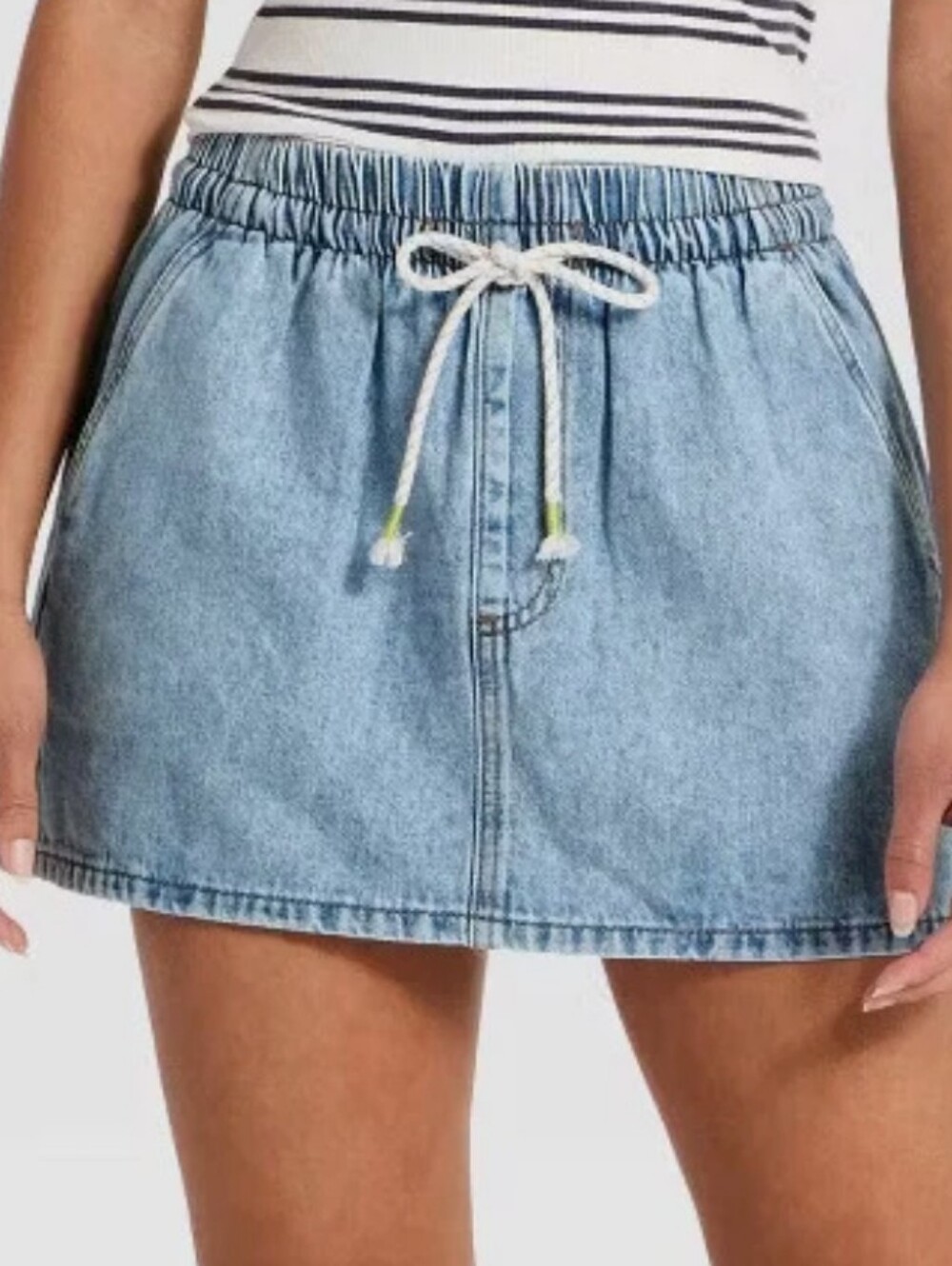 Women's Denim Beach Skirt - Universal Thread Light Wash XS